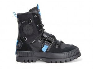 Kids' Palladium Pallashock X Destiny Boots Black | UJSN-89214