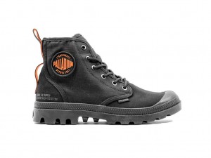 Kids' Palladium Pampa Hi Supply Rs Boots Black | PHEC-85463