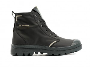 Kids' Palladium Pampa Lite+ Recycle Wp+ Boots Black / Black | PHBZ-31527