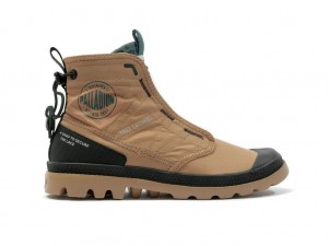Kids' Palladium Pampa Travel Lite Rs Boots Woodlin | ROXF-86421