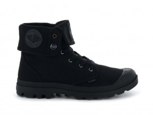 Men Palladium Baggy Boots Black / Black | MLCJ-96352