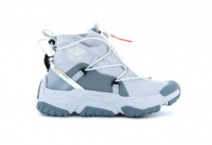 Men Palladium Off-grid Hi Zip Waterproof + Sneakers Grey | FDTL-07692