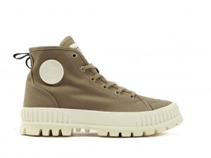 Men Palladium Pallashock Organic 2 Sneakers Green | ATJE-94621