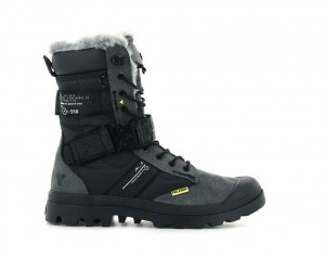 Men Palladium Pampa Europa Tactical X Destiny Boots Black | TMAU-30491