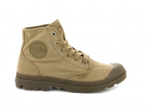 Men Palladium Pampa Hi Boots Woodlin | WKSL-64795
