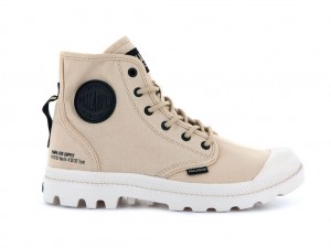 Men Palladium Pampa Hi Htg Supply Boots Desert | GCFH-06357