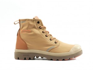 Men Palladium Pampa Lite+ Recycle Wp+ Boots Caramel/Cinammon | FTSD-71389