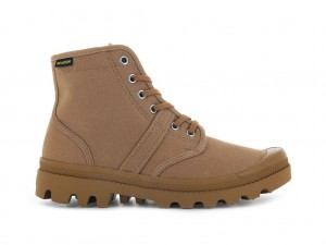 Women Palladium Pallabrousse Boots Cinnamon | HQRE-36975