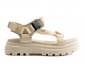 Women Palladium Pallacruise Strap Sandals Brown | SOKV-54870
