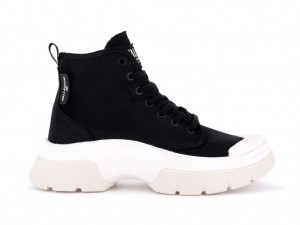 Women Palladium Pallawave Boots Black | SHOU-85460