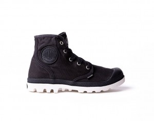 Women Palladium Pampa Hi Boots Black | JWGZ-93076