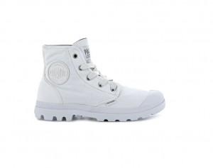 Women Palladium Pampa Hi Boots White | APYH-20731
