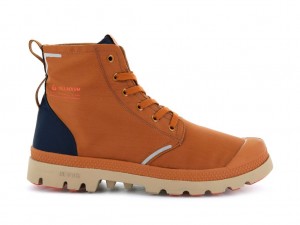 Women Palladium Pampa Lite+ Recycle Wp+ Boots Brown / Indigo | GRCW-76938