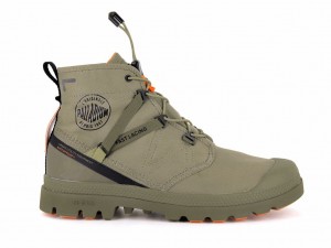 Women Palladium Pampa Travel Lite+ Waterproof Boots Dune | PIDK-83260