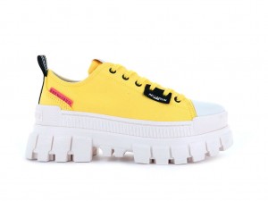 Women Palladium Revolt Lo Tx Sneakers Aurora | KVMO-40198