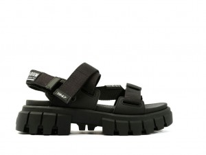 Women Palladium Revolt Sandal Mono Sandals Black | HOXK-32901