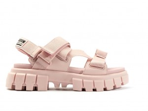 Women Palladium Revolt Sandal Mono Sandals Rose | HNLG-89130
