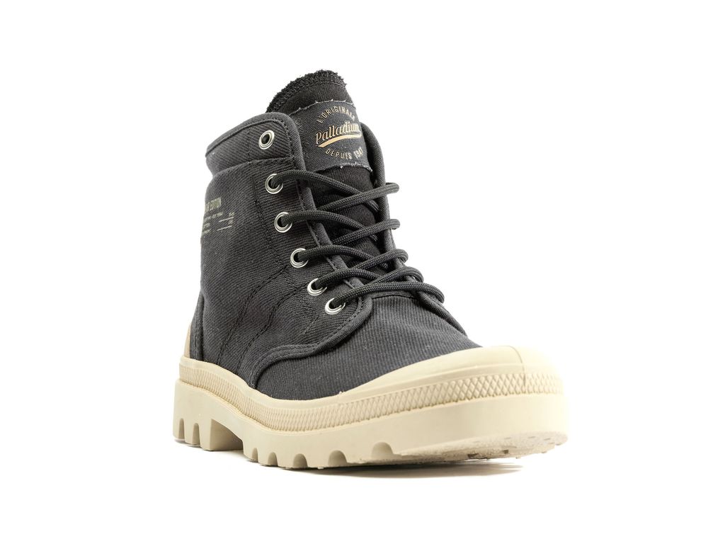 Kids' Palladium Pallabrousse Workwear Boots Black | FLTU-37451