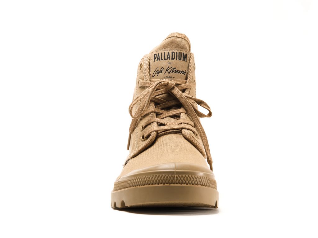 Kids' Palladium Pallabrousse X Kitsune Boots Woodlin | QMFR-07426
