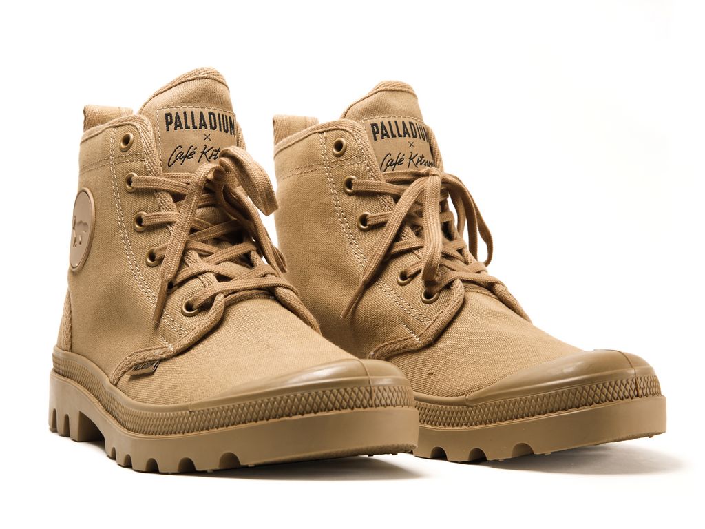 Kids' Palladium Pallabrousse X Kitsune Boots Woodlin | QMFR-07426