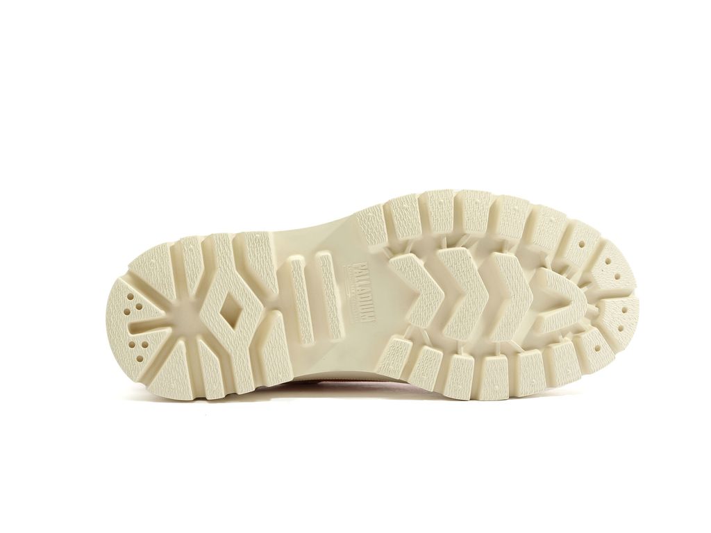 Kids' Palladium Pallashock Lo Organic 2 Sneakers Sandstone | XVEW-51830