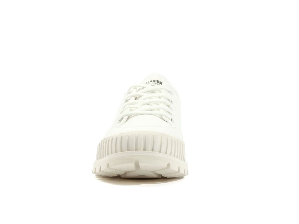 Kids' Palladium Pallashock Lo Organic 2 Sneakers White | EKZG-58196