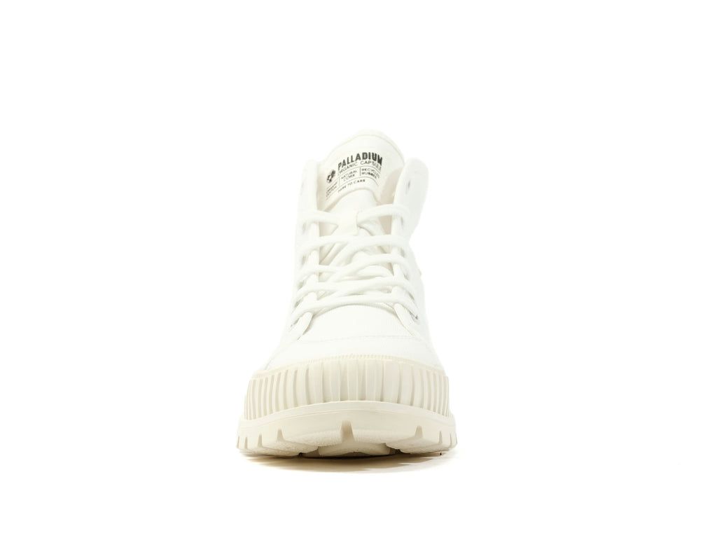 Kids' Palladium Pallashock Organic 2 Boots White | EDAR-46082