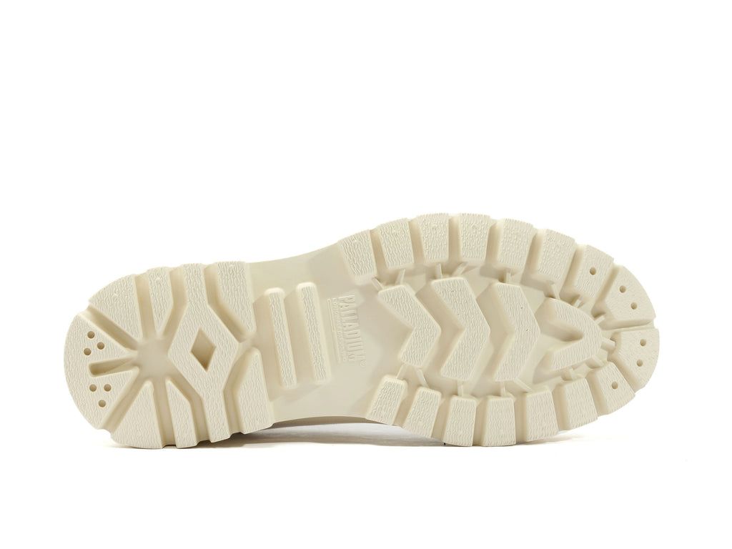 Kids' Palladium Pallashock Organic 2 Boots White | EDAR-46082