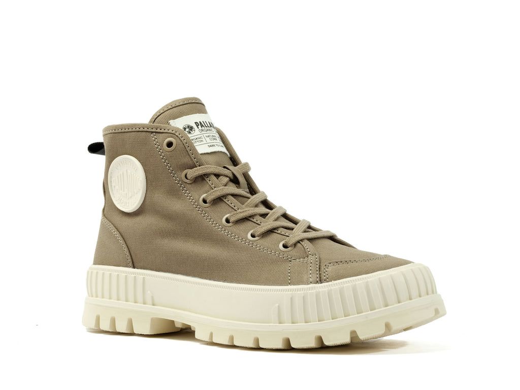 Kids' Palladium Pallashock Organic 2 Boots Green | WYZI-09568