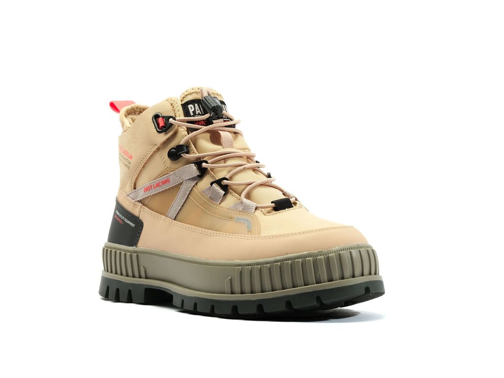 Kids' Palladium Pallashock Travel Wp+ Boots Desert | ENLU-24870