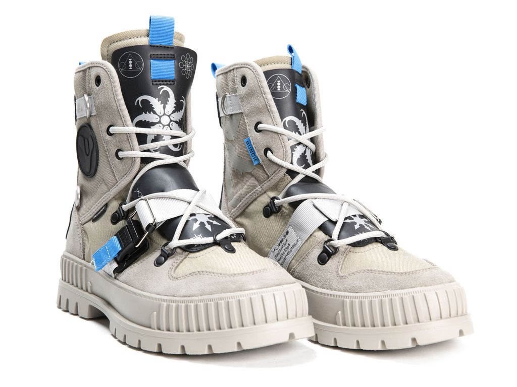 Kids' Palladium Pallashock X Destiny Boots Dune | WBCY-49736