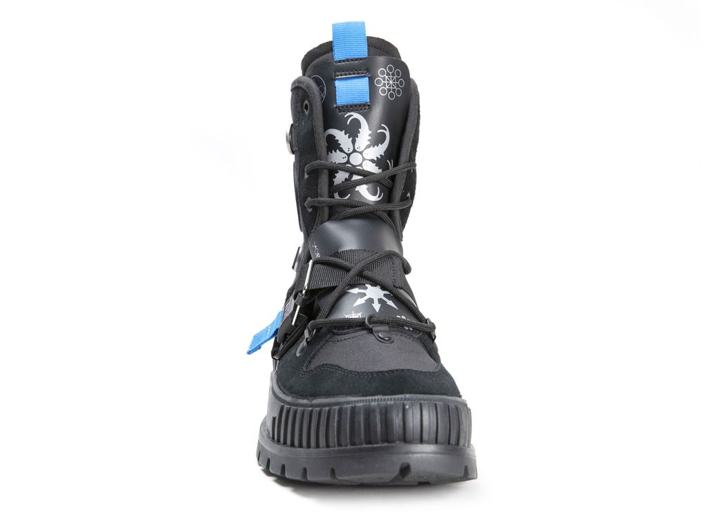 Kids' Palladium Pallashock X Destiny Boots Black | UJSN-89214