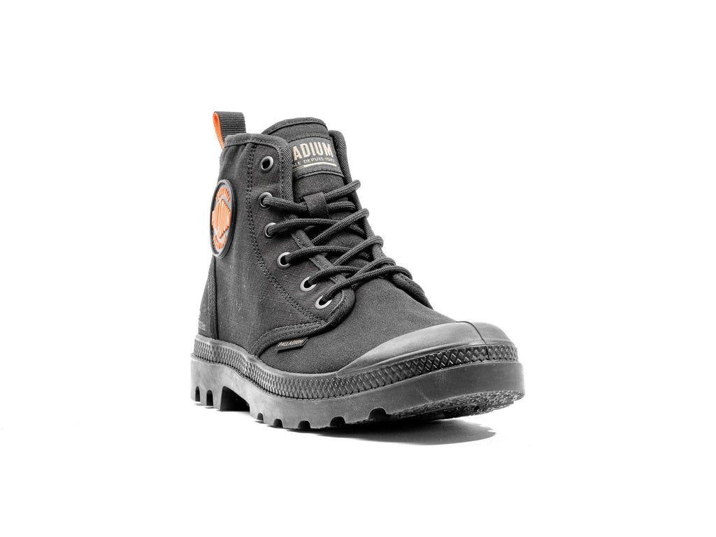 Kids' Palladium Pampa Hi Supply Rs Boots Black | PHEC-85463