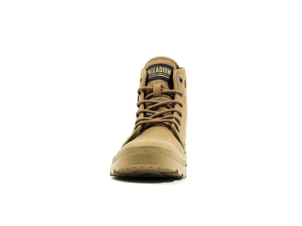 Kids' Palladium Pampa Hi Supply Rs Boots Olive | FKGX-38096