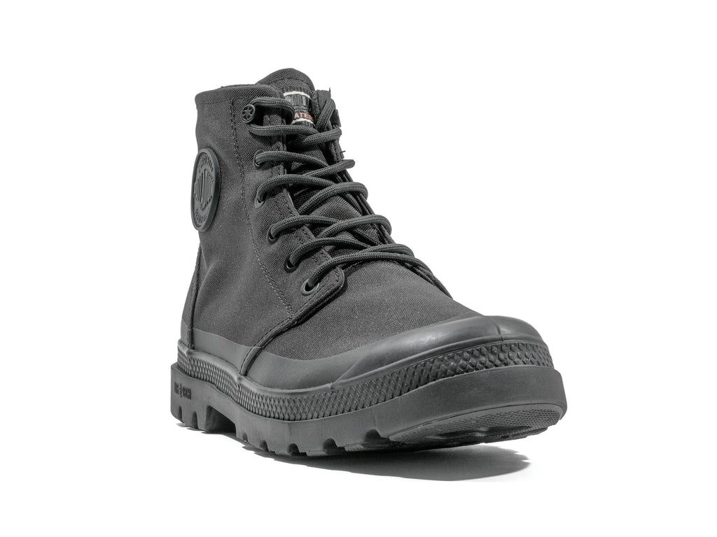 Kids' Palladium Pampa Rcyl Lt+wp+zip Boots Black / Black | MIOY-02856