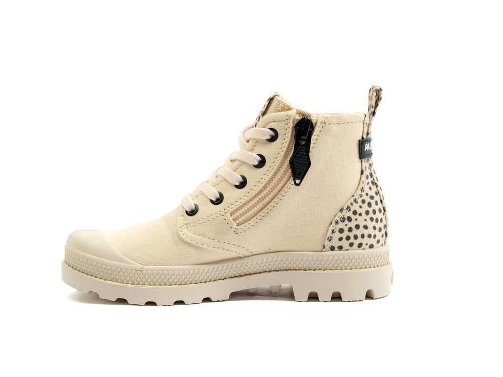 Kids' Palladium Pampa Safari Boots Brown | JOFL-93485