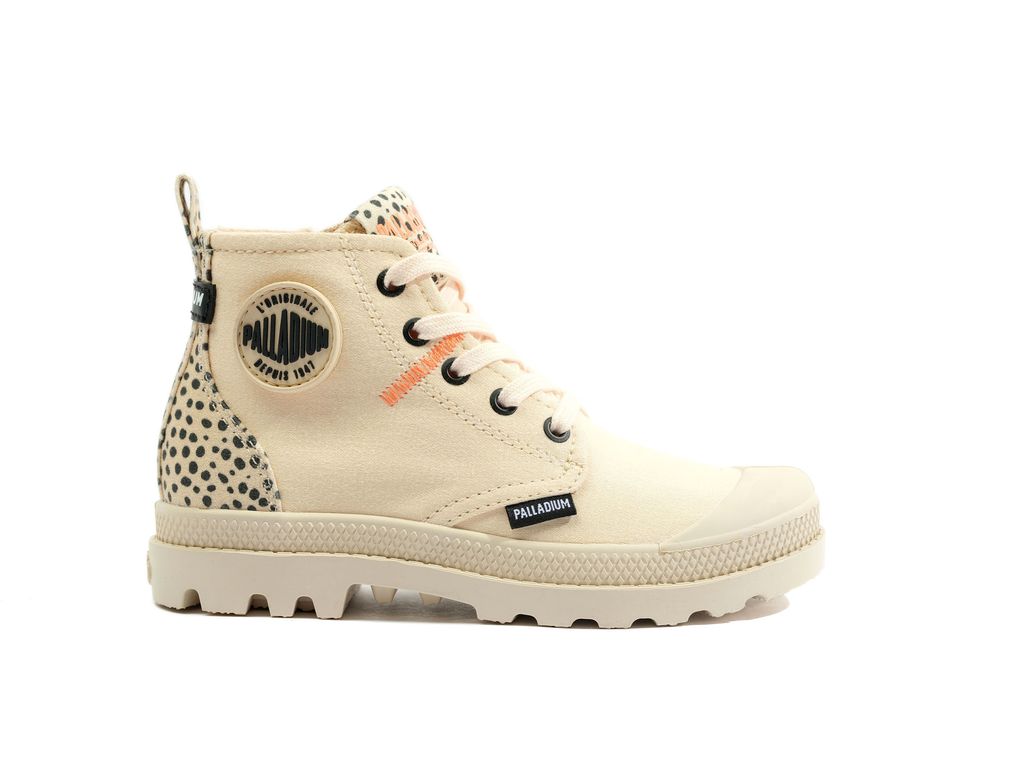 Kids\' Palladium Pampa Safari Boots Brown | JOFL-93485