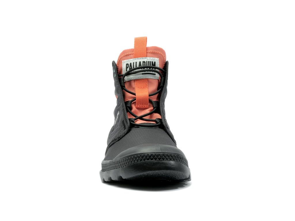 Kids' Palladium Pampa Travel Lite Rs Boots Black | SLJA-36509