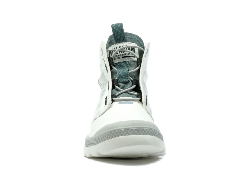 Kids' Palladium Pampa Travel Lite Rs Boots White | DWPX-46297