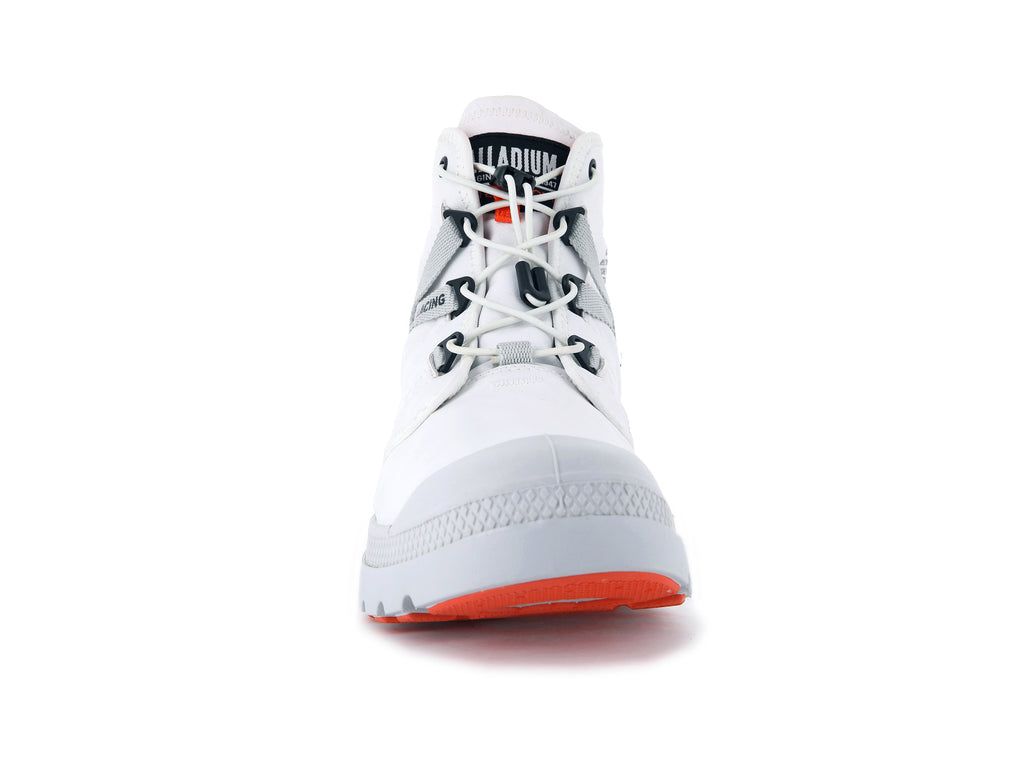 Kids' Palladium Pampa Travel Lite+ Waterproof Boots White | BETG-40258