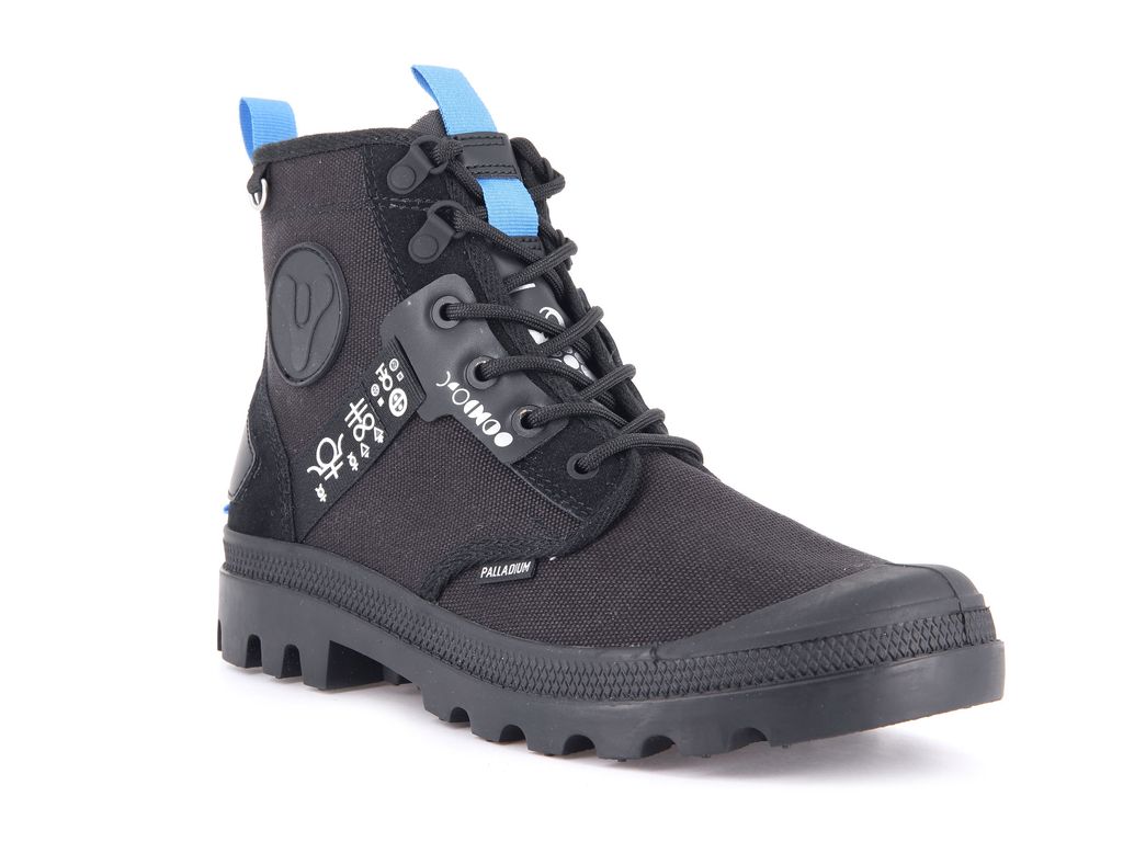 Kids' Palladium Pampa X Destiny Boots Black | OUNK-27904