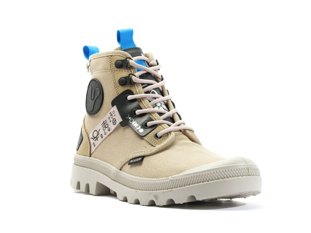 Kids' Palladium Pampa X Destiny Boots Dune | XJPG-27915