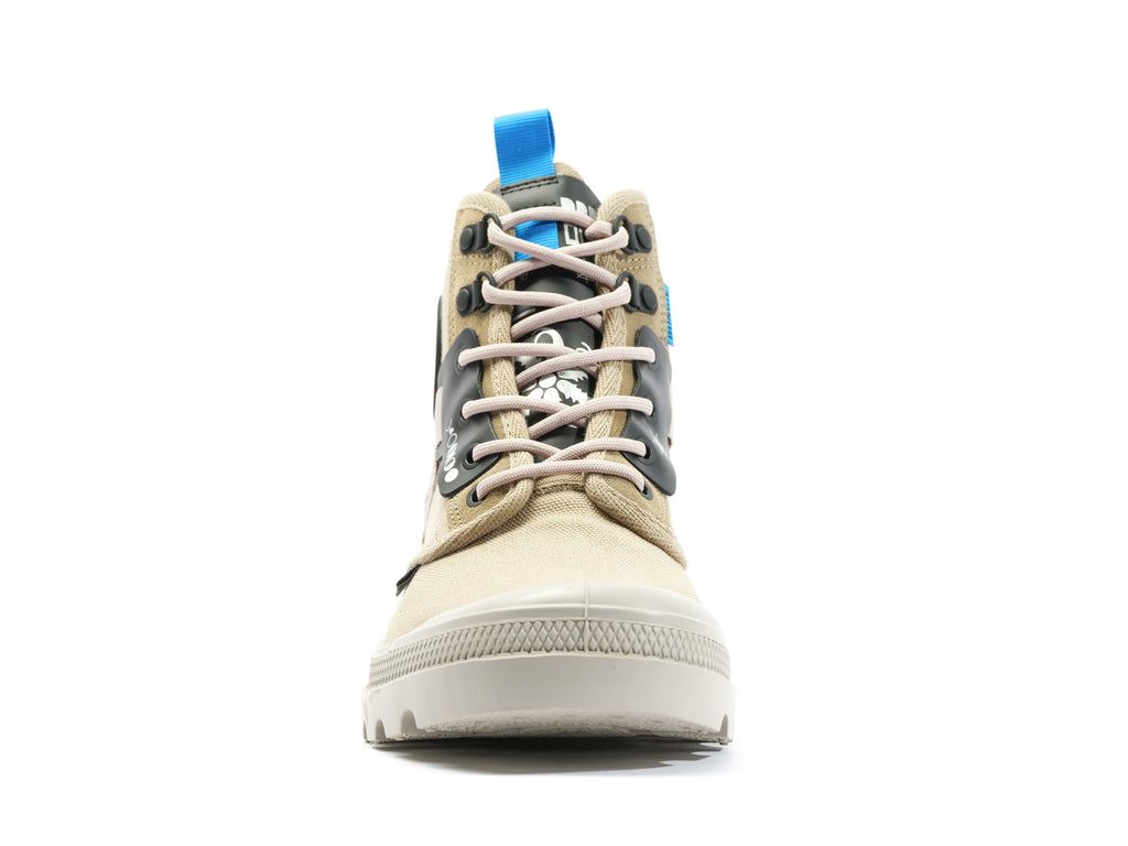 Kids' Palladium Pampa X Destiny Boots Dune | XJPG-27915