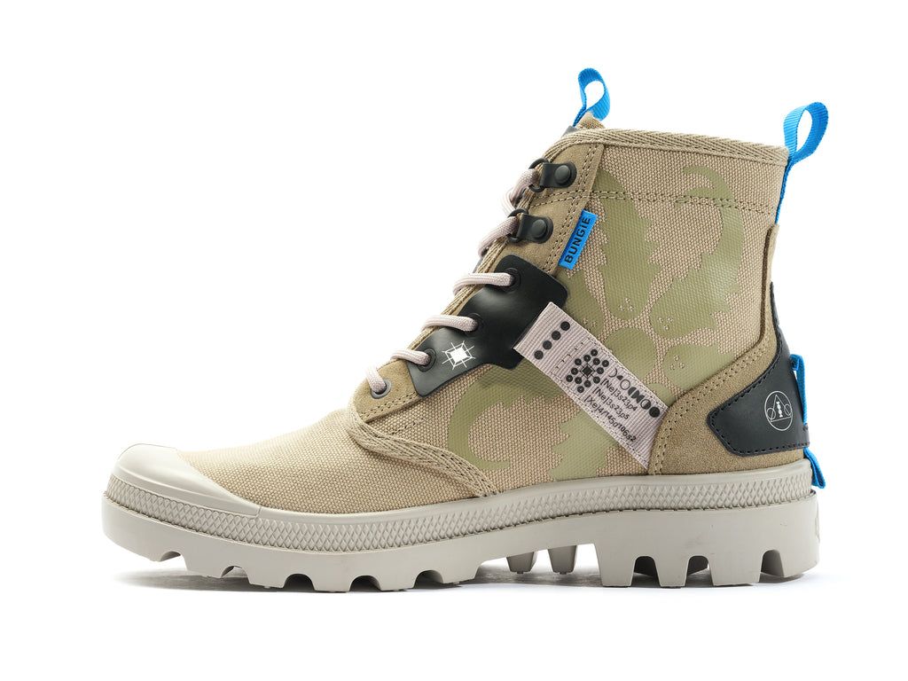 Kids' Palladium Pampa X Destiny Boots Dune | XJPG-27915