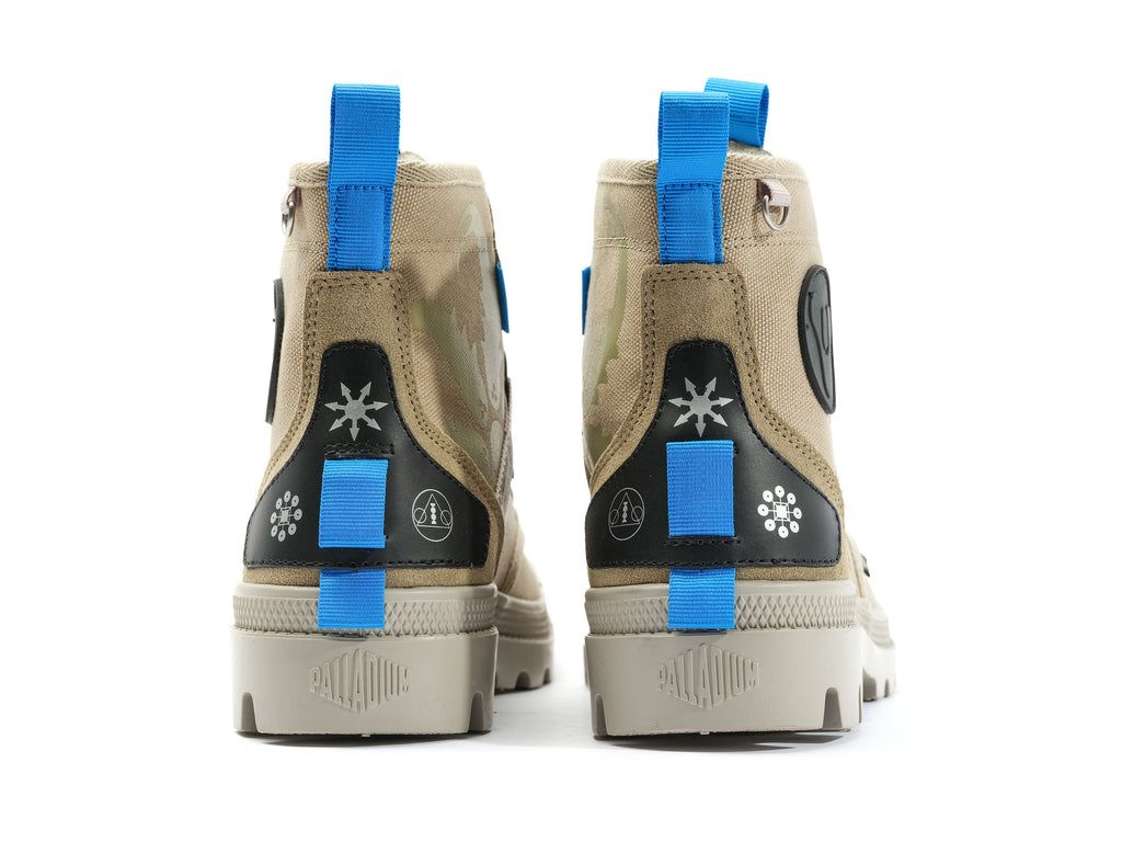 Kids' Palladium Pampa X Destiny Boots Dune | XJPG-27915