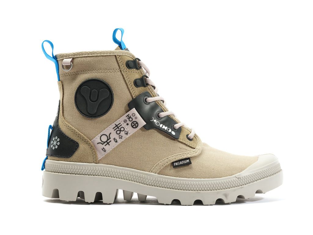 Kids\' Palladium Pampa X Destiny Boots Dune | XJPG-27915