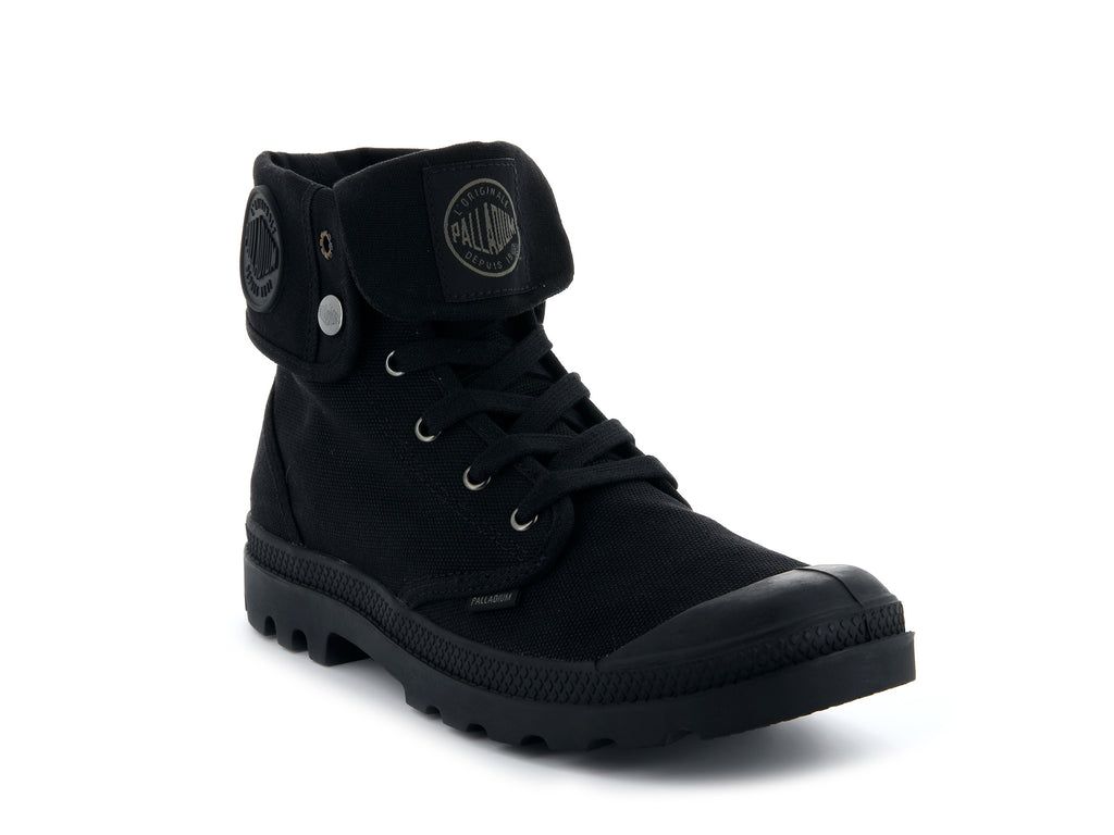 Men Palladium Baggy Boots Black / Black | MLCJ-96352