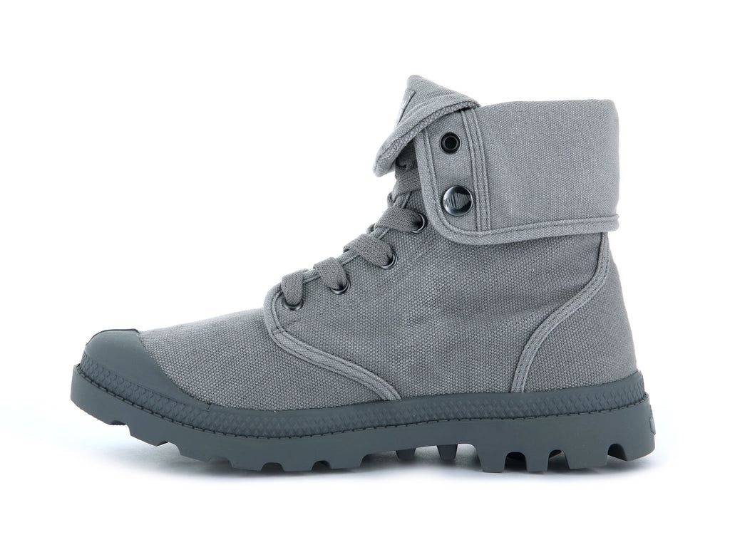 Men Palladium Baggy Boots Titanium | WQOD-81635