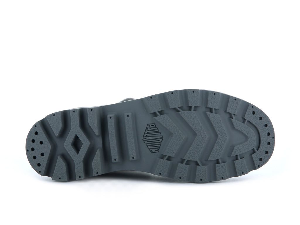 Men Palladium Baggy Boots Titanium | WQOD-81635