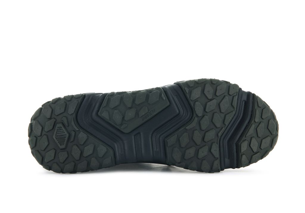 Men Palladium Off-grid Hi Zip Waterproof + Sneakers Olive | QZCK-58723